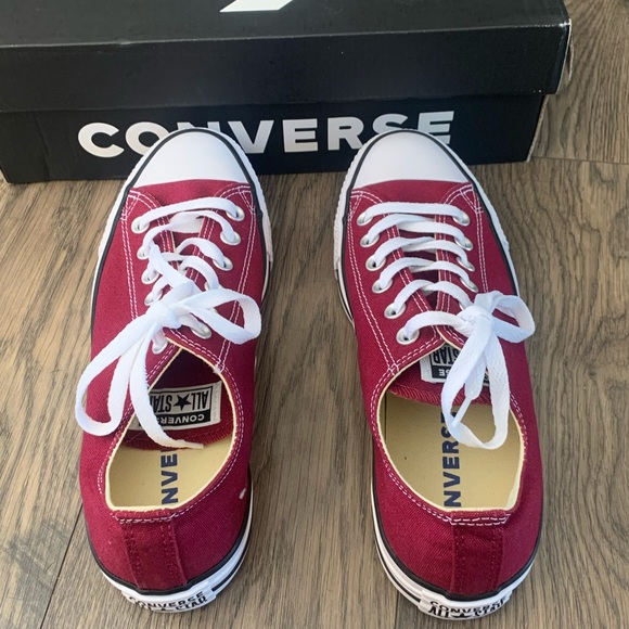Converse chuck Taylor all star maroon & white shoe - Picture 7 of 7
